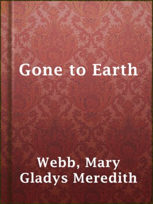 cover image of Gone to Earth
